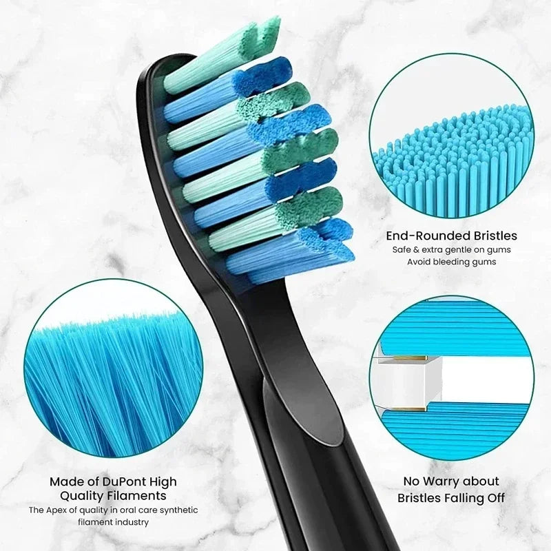 For Fairywill Interdental Brushs Heads Electric Toothbrush Replacement Sonic Toothbrush heads for FW-507 FW-508 FW-917 FW-959