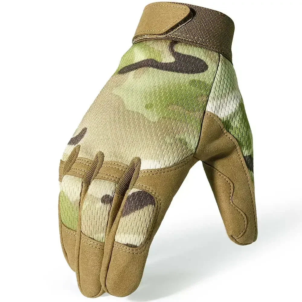 Outdoor Sports Tactical Gloves Training Climbing Shooting Hunting Cycling Ski Bicycle Riding MTB Road Bike Anti-skid Mittens Men
