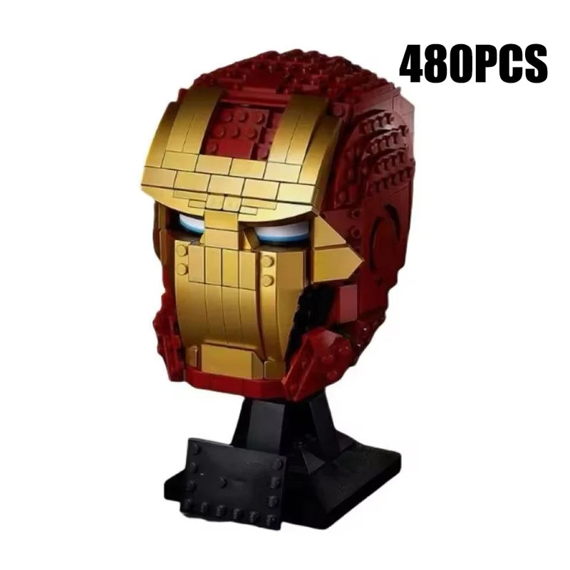 Space Wars Galaxy Warriors Helmet Building Blocks 75327 TIE Fighter Pilot Darth Vader The Mandalorian Luke Hat Bricks Toys Gifts