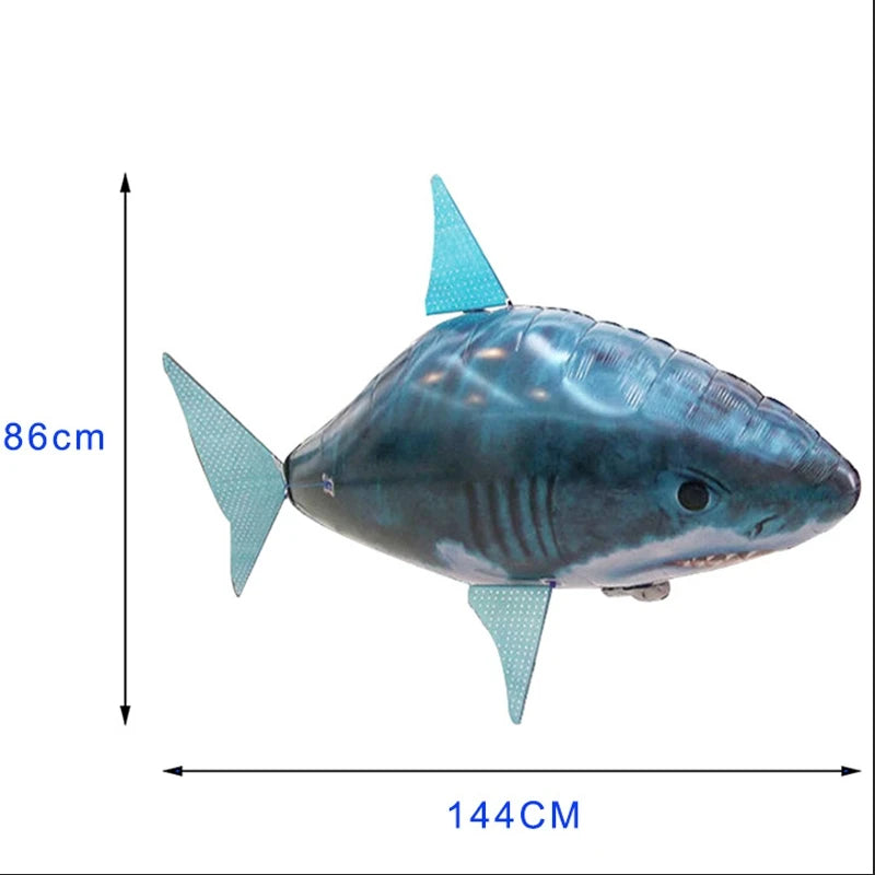 Premium RC Air Swimming Shark - Inflatable Remote Control Flying Fish