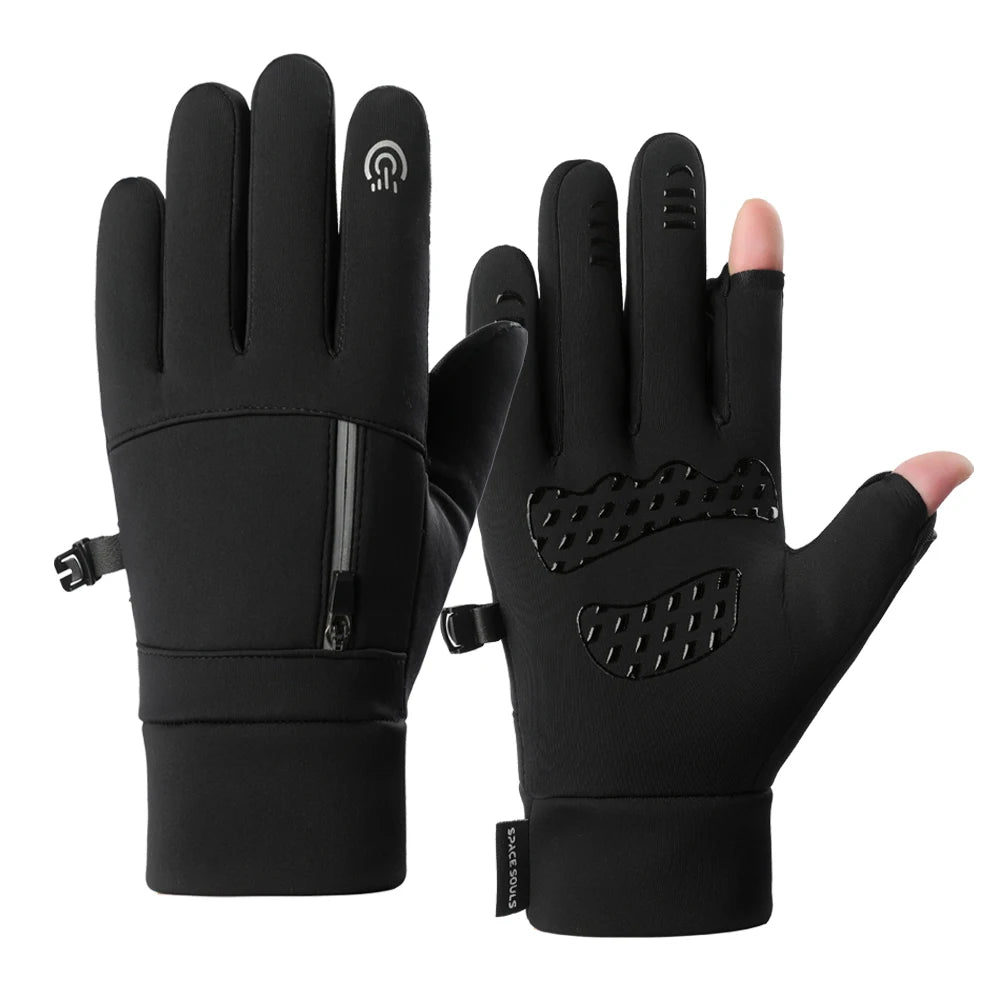 Unisex Winter Touchscreen Gloves Windproof Warm Skiing Outdoor Sports Cycling Fishing Running Gloves