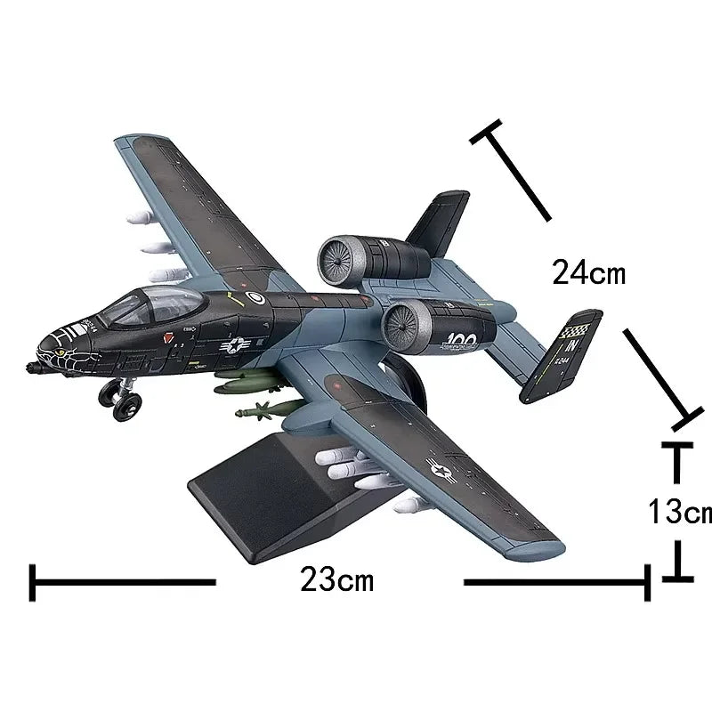 Military Series Building Blocks A-10 Thunderbolt II Support Attack Aircraft Model F14 Tomcat Fighter Toys Kids Boy Birthday Gift