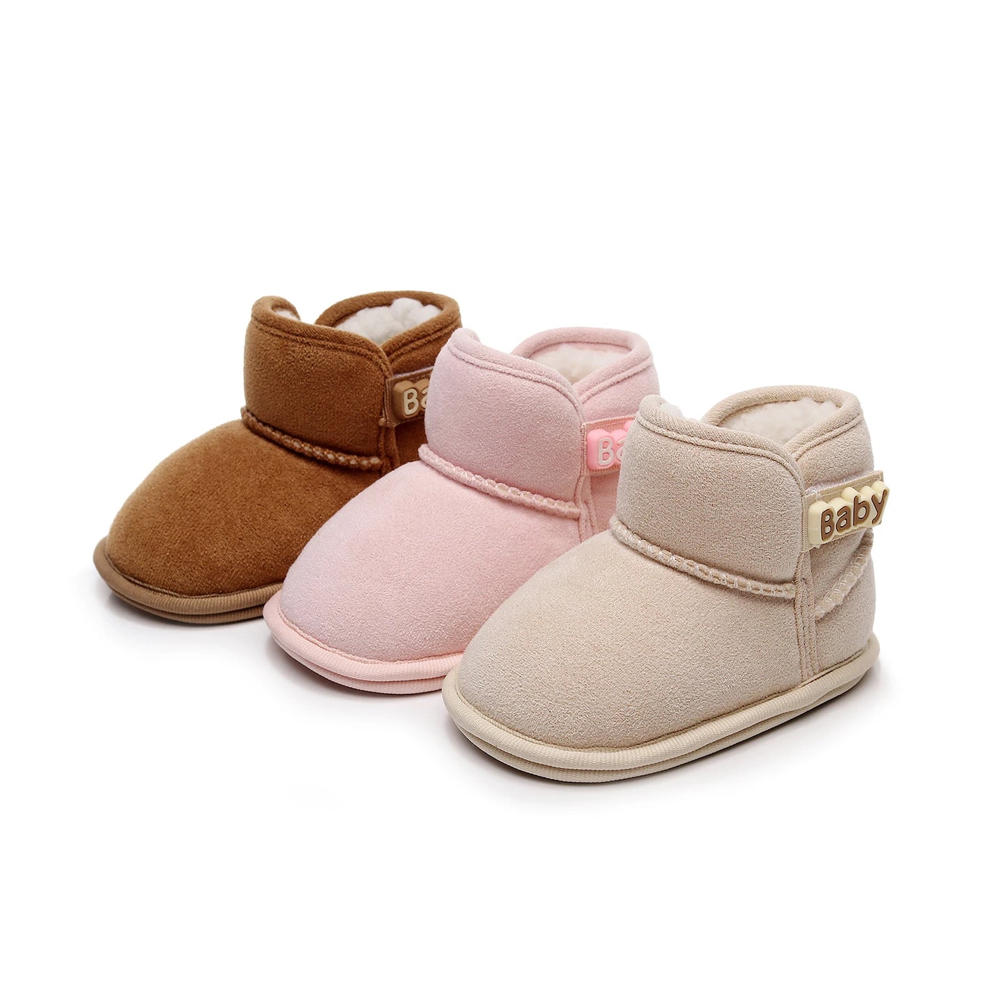 Premium Baby Winter Boots - Fleece-Lined Warm Ankle Shoes