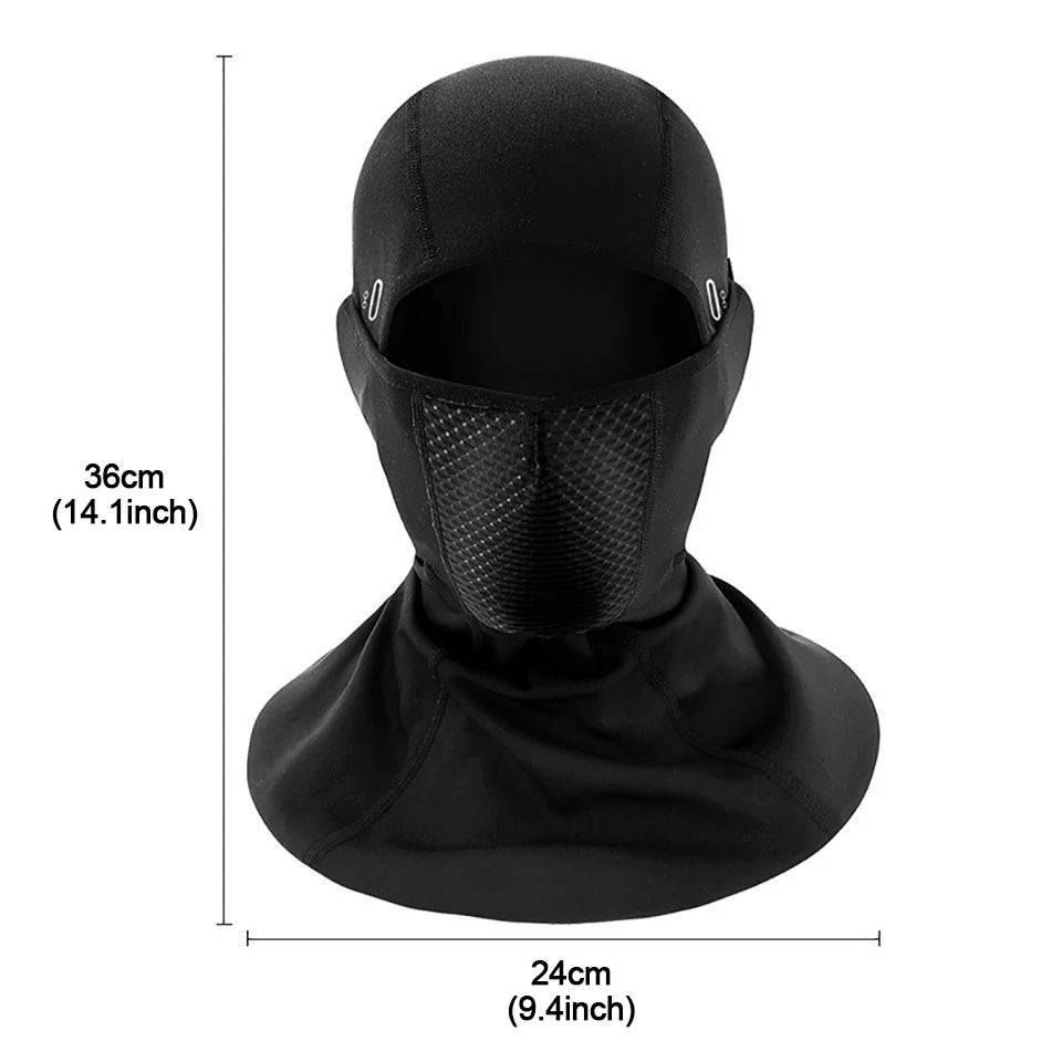LOOGDEEL Windproof Skiing Face Mask Balaclava Ski Mask Fishing Skiing Hat Headwear Winter Skiing Mask Fleece Thermal Keep Warm