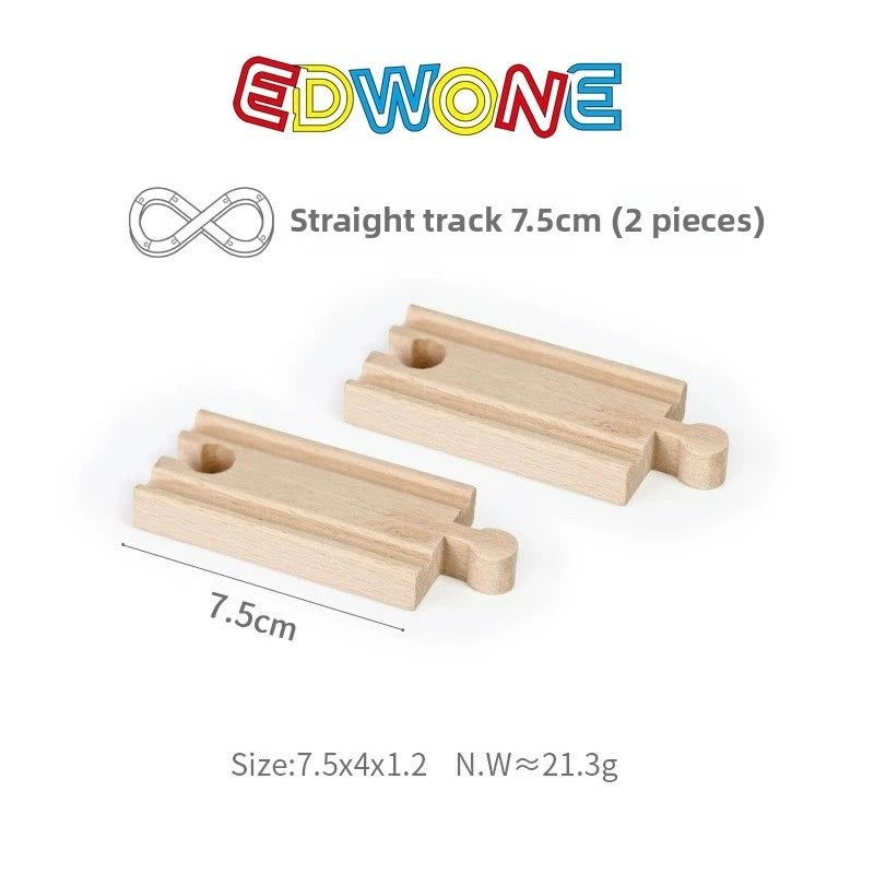 All Kinds Wooden Track Accessories Wooden Railway Train Track Parts Fit for Brand Wood Tracks Railway Toys for Children Gifts