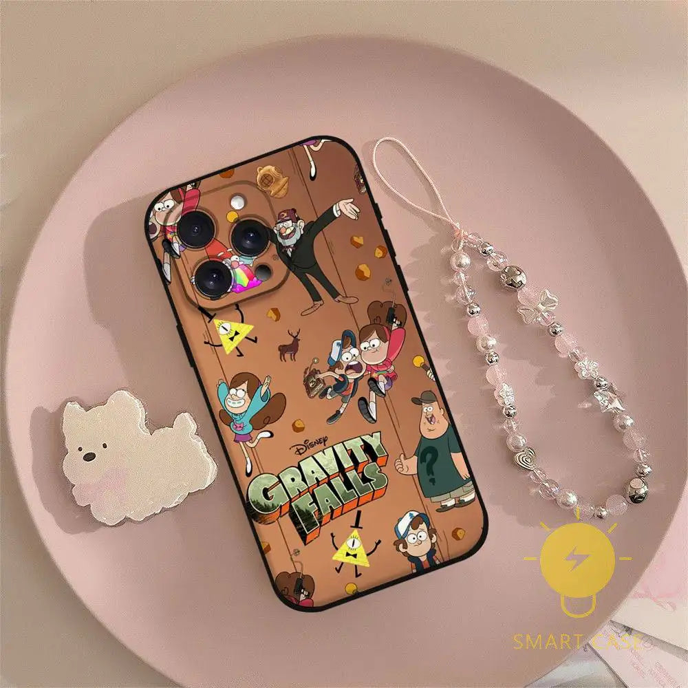 Premium Gravity Falls Pig iPhone Case - Cartoon Character Protective Cover
