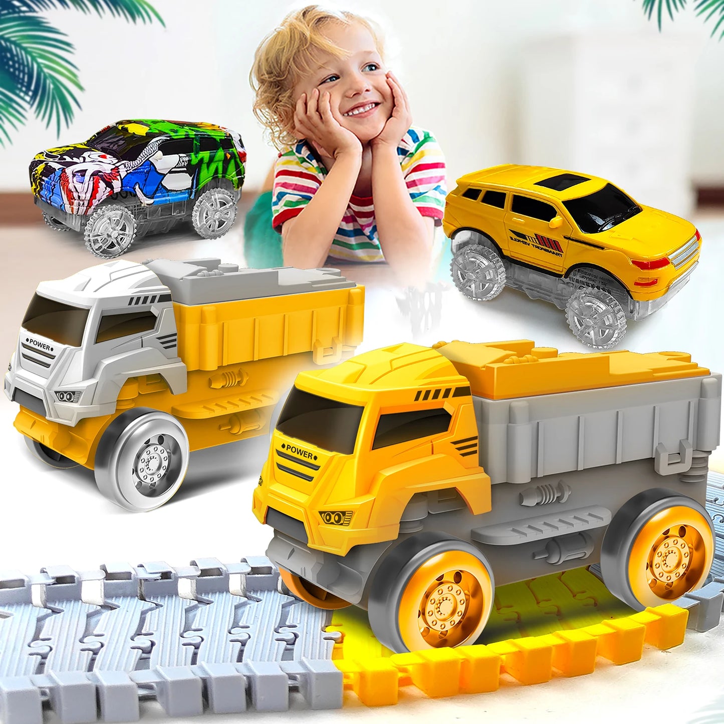 Premium Magic Climbing Track Set - Educational Engineering Car Toy
