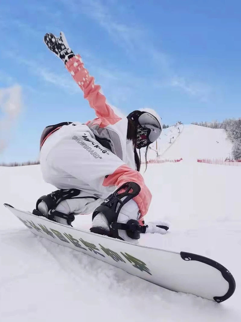 New Fashion Snowboard Suit Men Women Ski Hoodie Set Winter Windproof Waterproof Warm Jacket Pants Skiing Suit Snow Overalls