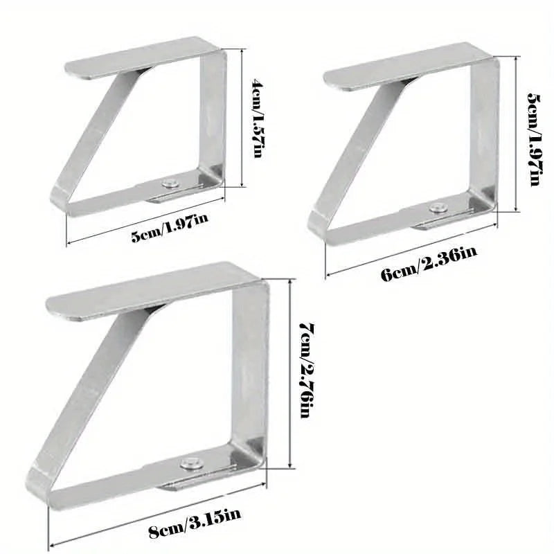 Outdoor table with stainless steel tablecloth clip, metal tablecloth clip, picnic party wedding tablecloth clip