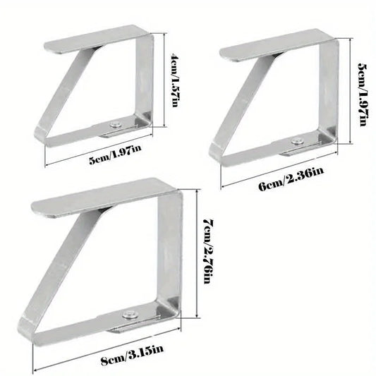 Outdoor table with stainless steel tablecloth clip, metal tablecloth clip, picnic party wedding tablecloth clip