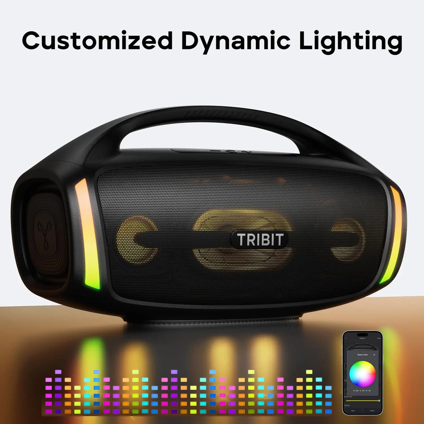 TRIBIT StormBox Blast 2 Portable Bluetooth Speaker - 200W High-Power Outdoor Party Speaker with Subwoofer