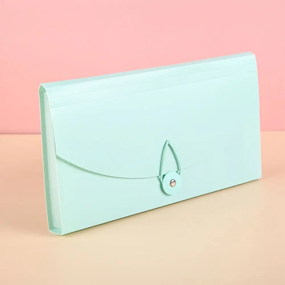 Expanding File Folder 13 Pockets Accordion File Folder Expandable Plastic Business Document Organizer Card Ticket File Storage
