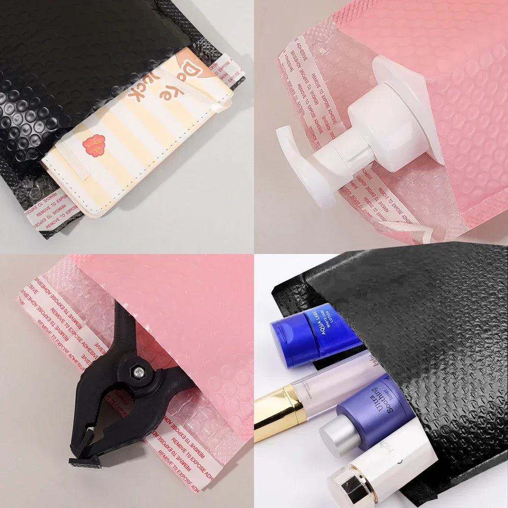 Anti-extrusion Waterproof Bubble Mailers Packaging Bags Parcel Protection Supplies Self Adhesive Seal Envelope Shipping Bags