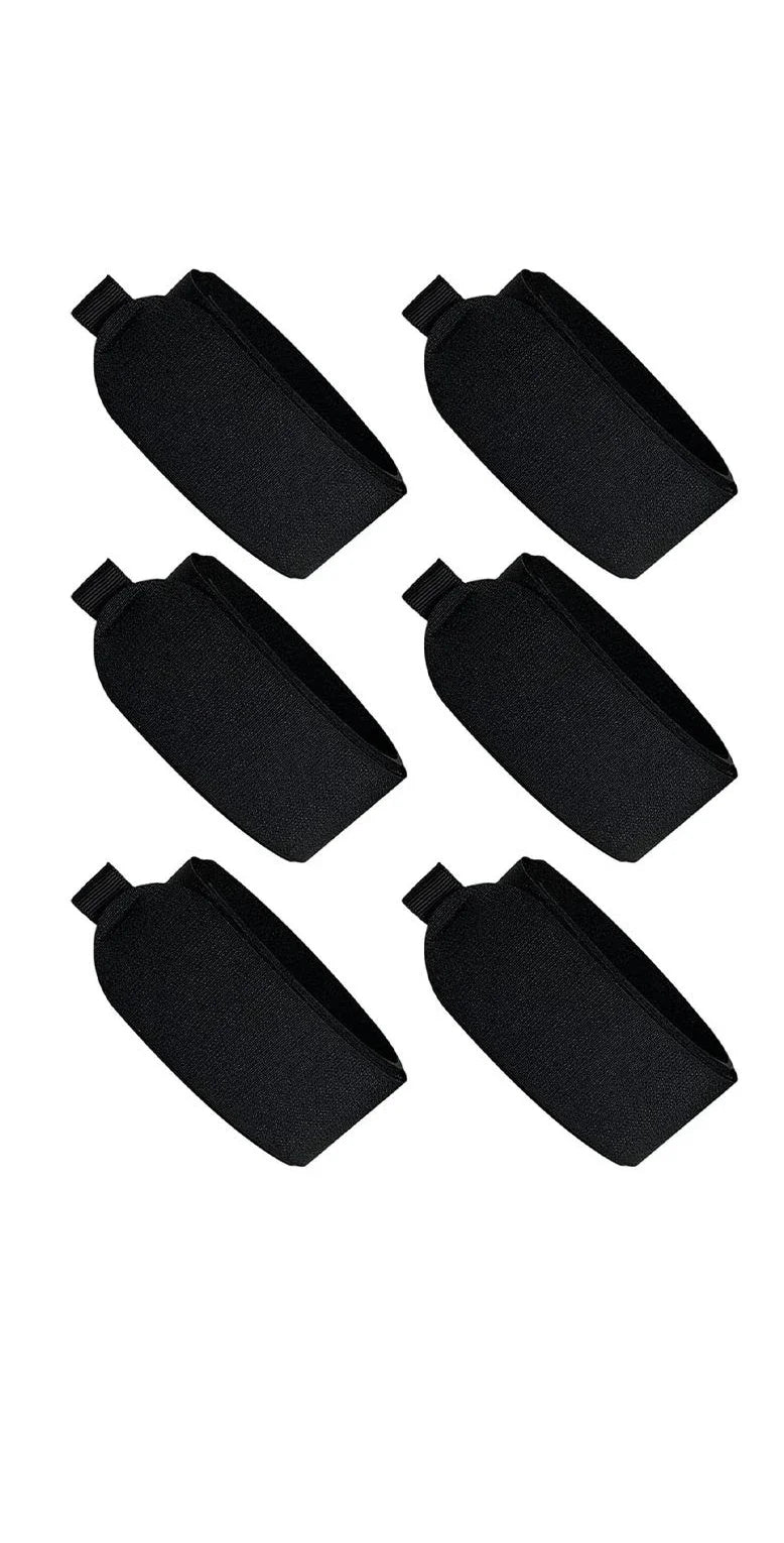 Adjustable Ski Wrap Straps Skis Band Storage Ski Fastener Tape Ski Storage Tie with Protective Pad Skis Accessories Winter Sport