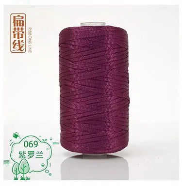 Flat line ice silk ice hemp bright silk hollow light body line summer sun hat hand-woven diy hook bag slipper cushion