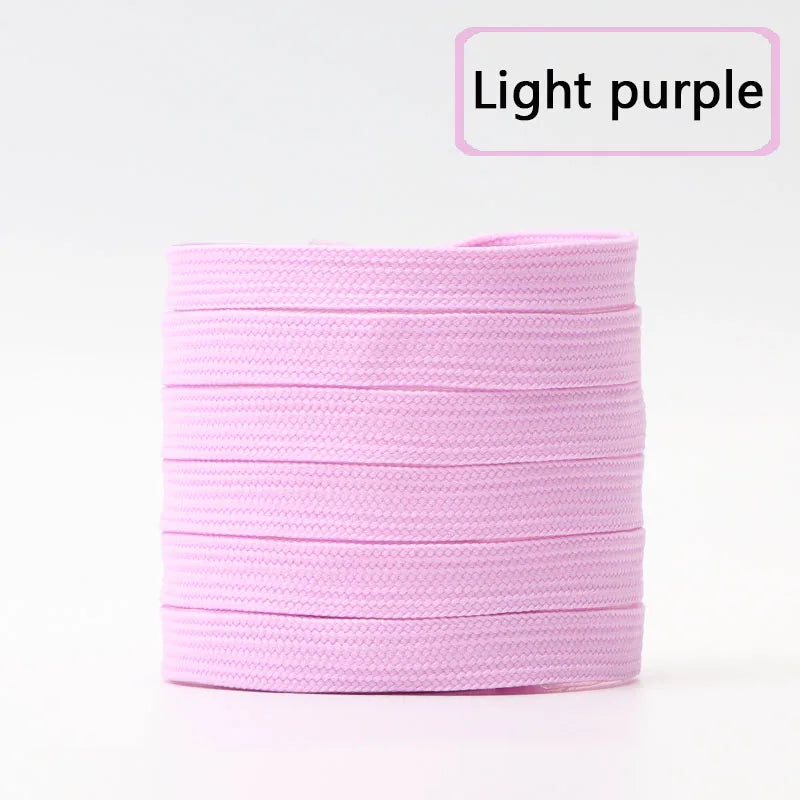 1 Pair Solid Flat Shoe Laces Canvas Shoelaces for Sneakers Woman Men Shoelace Classic Tennis Laces for AF1 Shoestrings