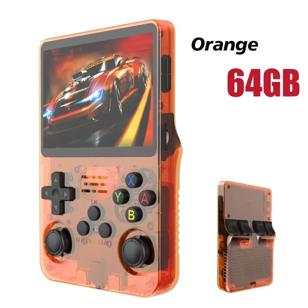 R36S Retro Handheld Gaming Console - 3.5" IPS Screen with 128GB Games