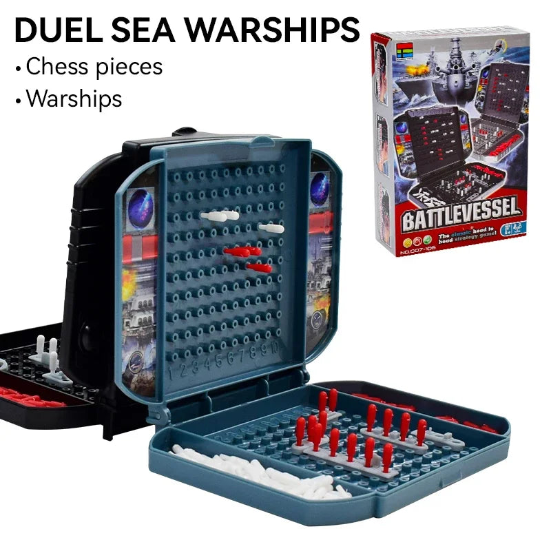 Children Interesting Warship Sea Ship Board Games Toy Two Player Battleship The Classic Naval Combat Strategy Table Game Kid Boy