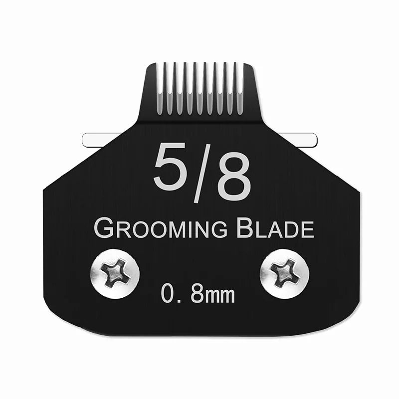 Black 4FC#5FC#7FC#10#15# Blade Dog Grooming, Detachable Pet Clipper Blade, Made of Stainless Steel Blade Compatible