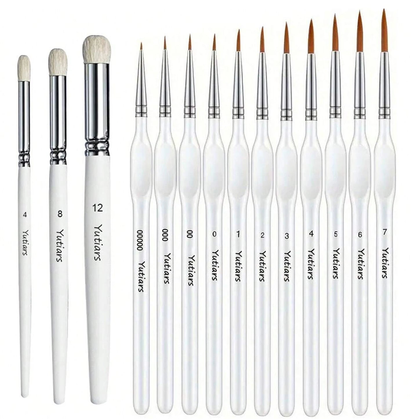 3/6/11/14pcs Professional Micro Miniature Paint Brush Set for Warhammer 40K DND Paint by Numbers Fantasy Scale Model Enamel Art