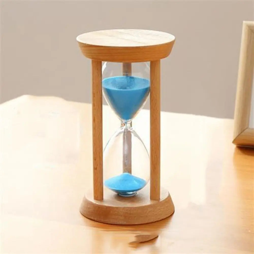 1/3/5 Minutes New Wooden Hourglass Mini Desktop Decoration Sand Clock Creative Timers Sandglass Hourglass Kitchen for Kids Gift
