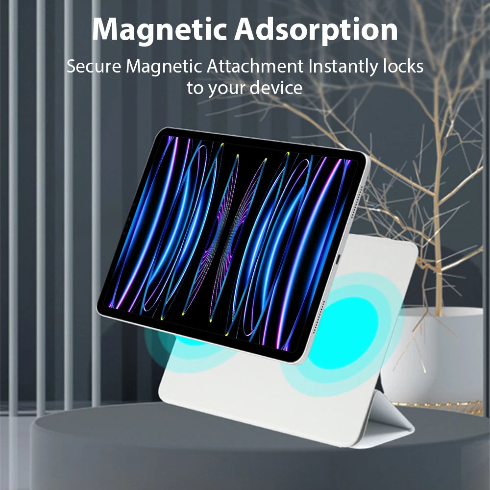 Magnetic Case For Ipad 10th Generation 10.9 A16 2025 Pro 11 12.9 13 M2 M4 Air 6 5 M3 Mini 6 7 7th 8th 9th 10.2 Cover Accessories