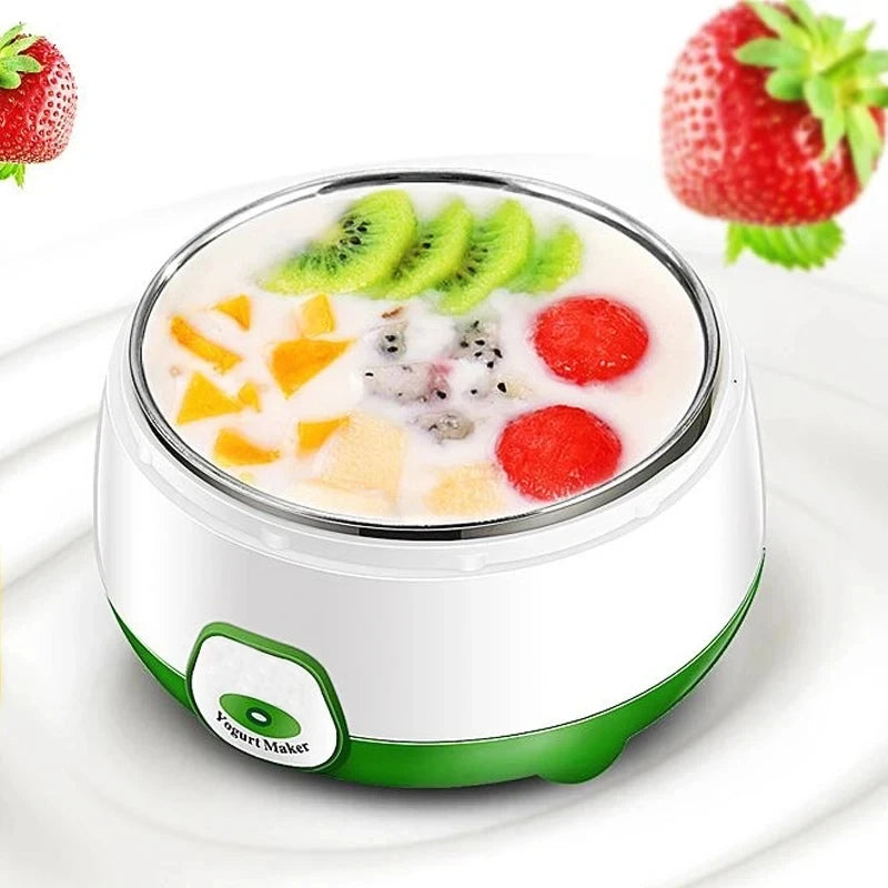 1L Electric Yogurt Maker - Automatic Multifunctional Fermenting Machine for Yogurt, Natto & Rice Wine