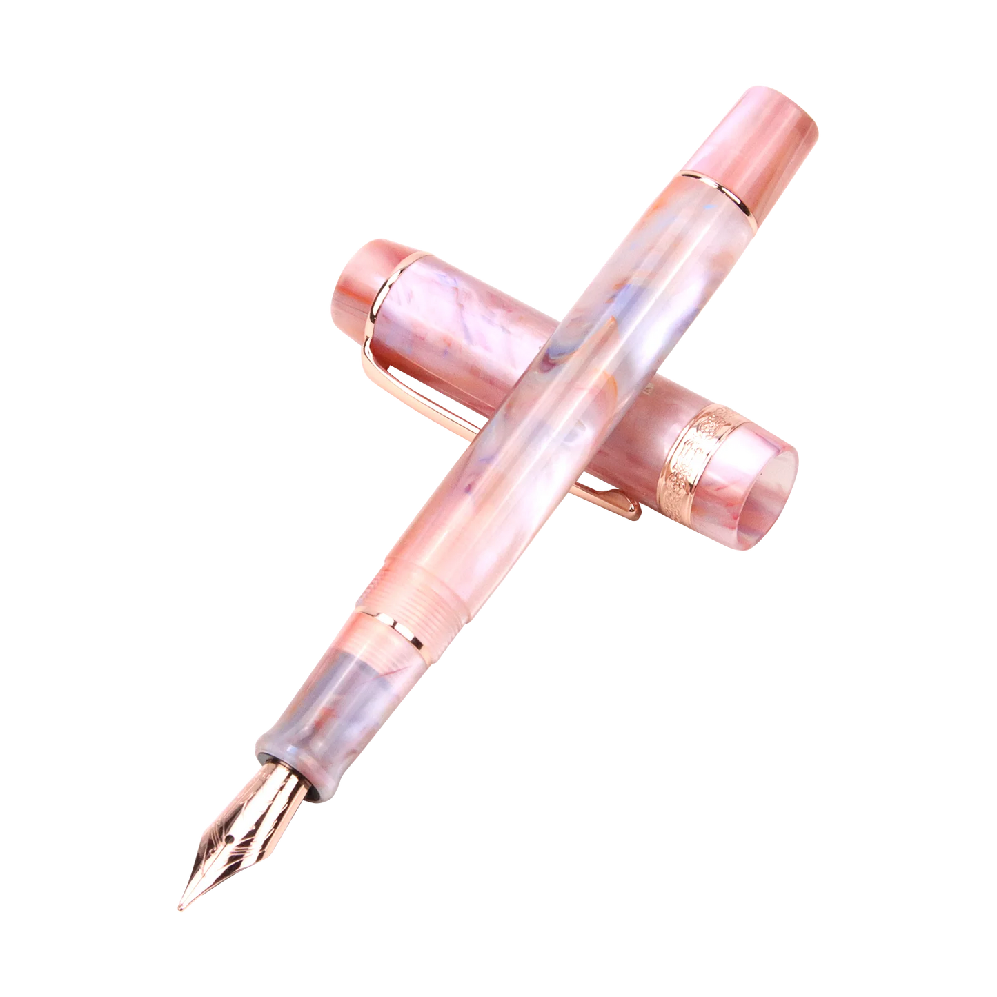 Kaigelu 316A Fountain Pen saffron Acrylic Celluloid Iridium EF F M Nib Classic Pen exquisite Marble Business Ink gifts Pens