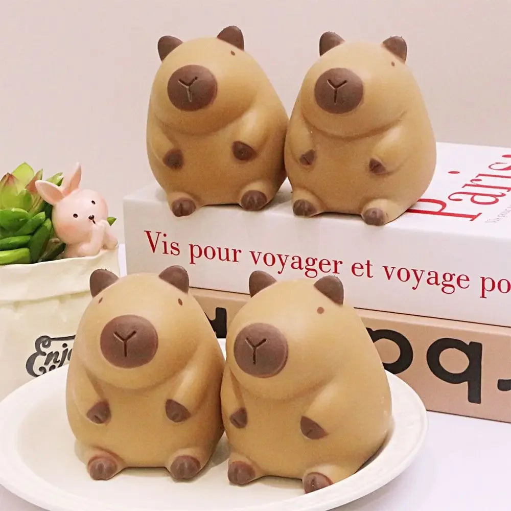 Kawaii Capybara Slow Rebound Squeeze Toy - Stress Relief Squishy
