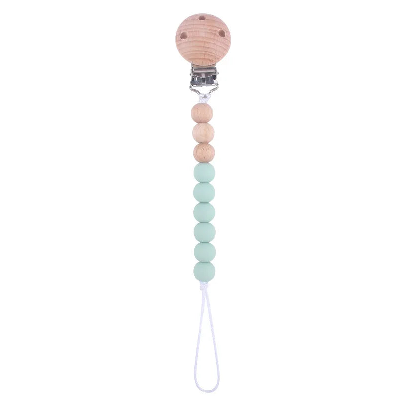 Premium Silicone Pacifier Clip - Anti-Drop Baby Soother Chain