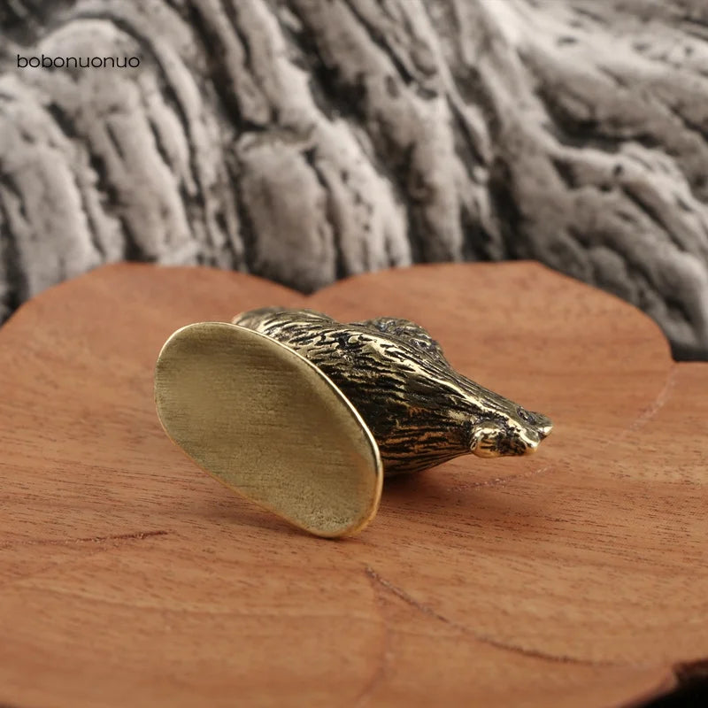 Ancient Solid Chicken eats rice Tea Pet Miniature Figurines Antique Pocket Rooster Desktop Ornament Home Decoration Craft