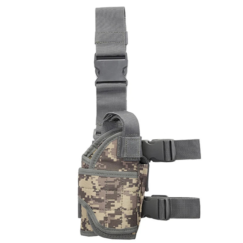 Universal left and right pistol holster tactical tornado leg style thigh holster hunting air gun General pistol clip bag