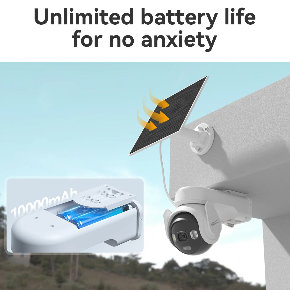 IMOU AOV PT 5MP Solar Security Camera - 360° PTZ 4G/WiFi Outdoor Camera with Auto Tracking