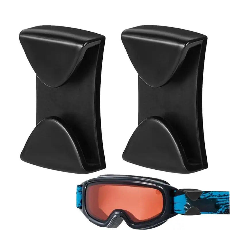 2pcs Clips for Ski Goggle Goggle Grip Anti-Drop Goggle Clips Side Rails Belt Buckles Multi-Functional Sports Ski Accessories