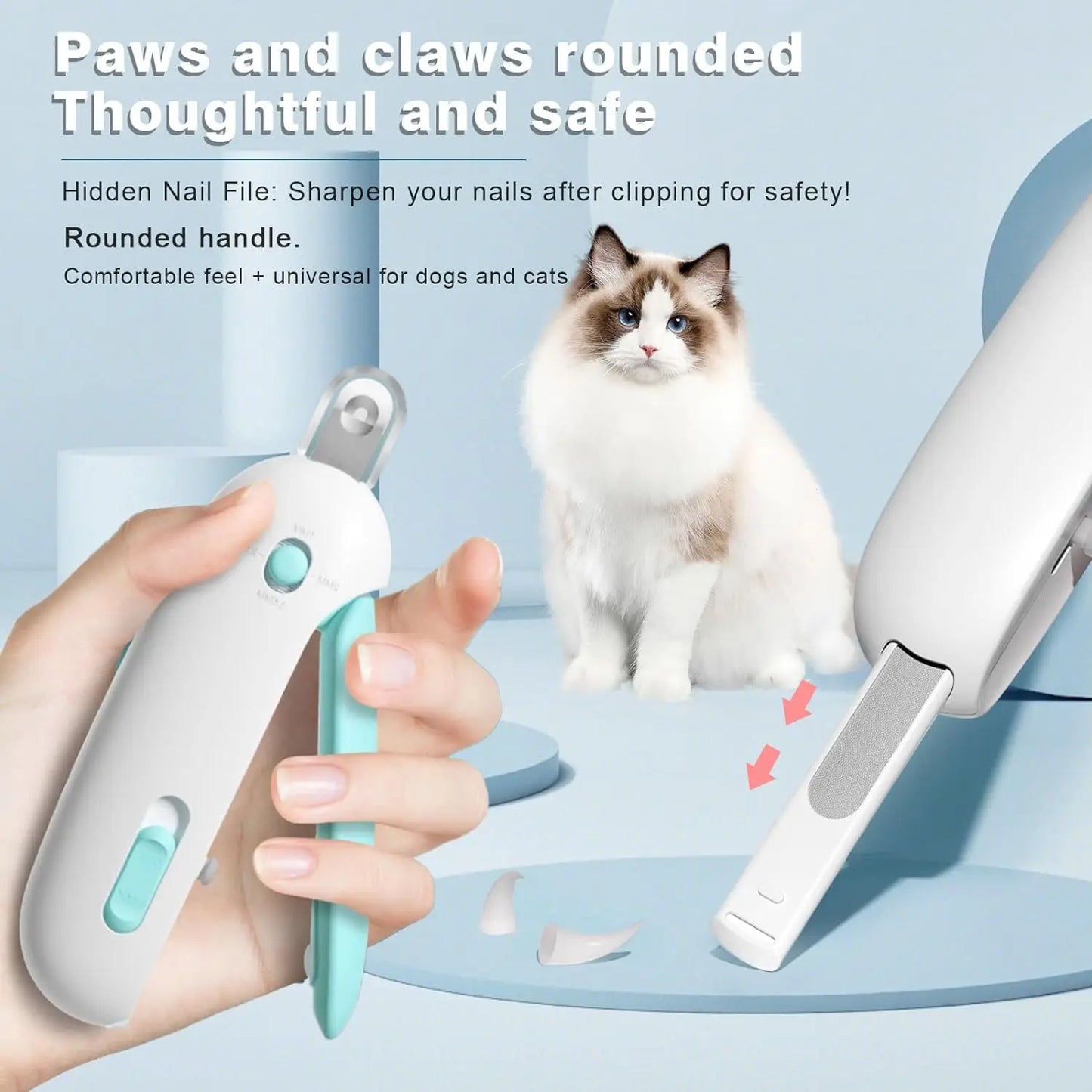 Premium Adjustable Pet Nail Trimmer - Professional Grooming Clippers