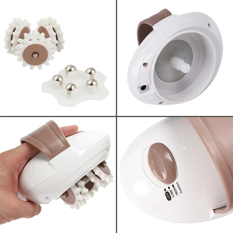 3D Electric Body Massager - Anti-Cellulite Slimming Roller for Muscle Relief & Fat Reduction