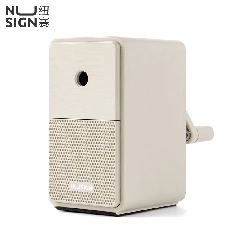 Deli Adjustable Hand Crank Pencil Sharpener - Professional Desktop Sharpener with Long-Lasting Blade