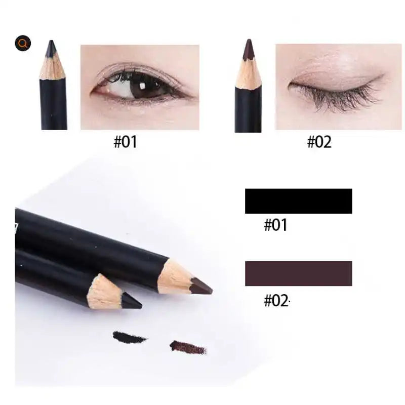 Waterproof Eyeliner & Eyebrow Pencil - Long-Lasting Dual-Purpose Makeup Pencil