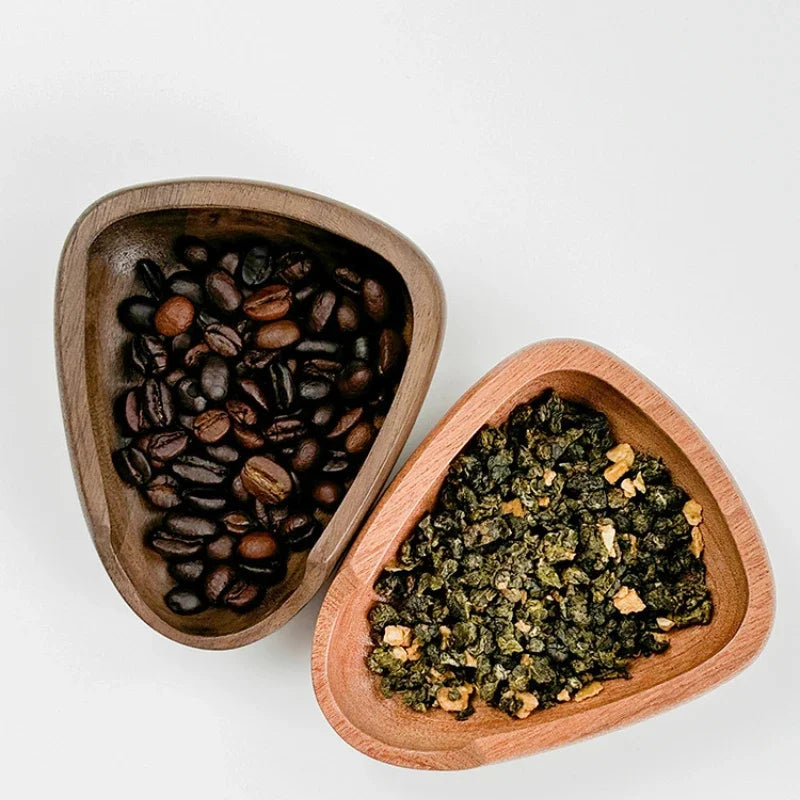Coffee Bean Multifunctional Wooden Coffee Bean Dosing Cup and Light Spray Bottle Barista Set for Enhance Brewing Experience