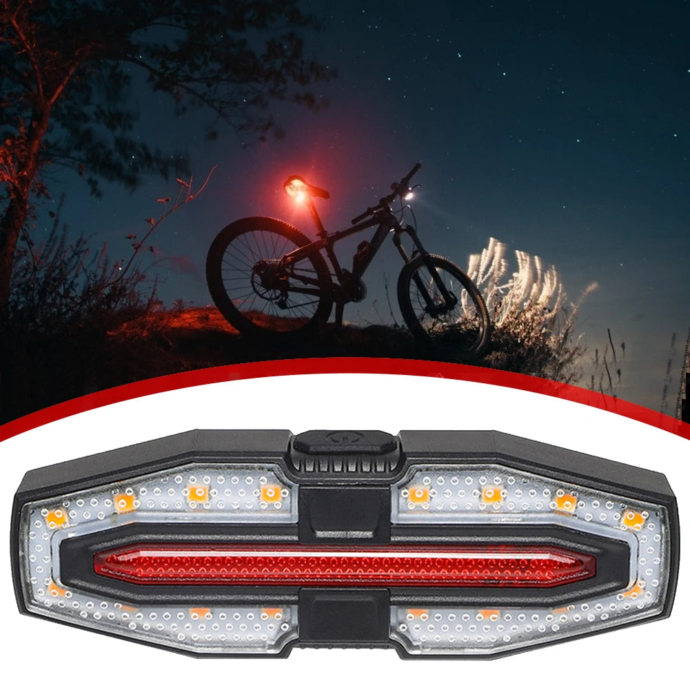 Premium Rechargeable Bike Tail Light - Wireless Turn Signal System IPX6