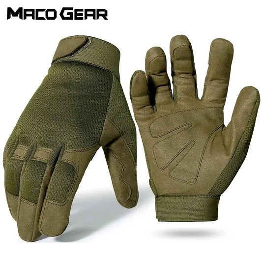 Outdoor Sports Tactical Gloves Training Climbing Shooting Hunting Cycling Ski Bicycle Riding MTB Road Bike Anti-skid Mittens Men
