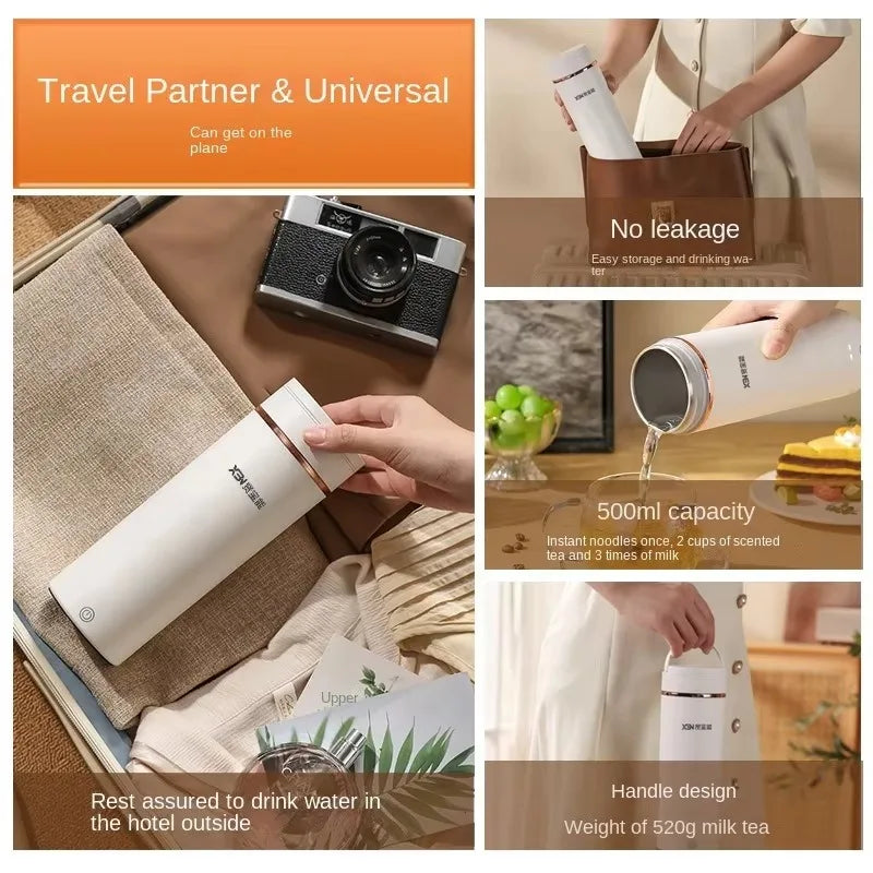 Heating  Electric Kettle Stainless Steel Smart Temperature Control Touch LCD Display Travel Coffee Mug Warmer