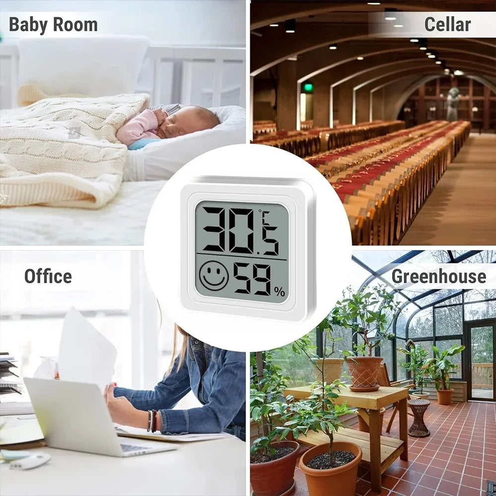 Indoor LCD Digital Thermometer Hygrometer Convenient Electronic Temperature Humidity Sensor Meter Household Weather Station Tool