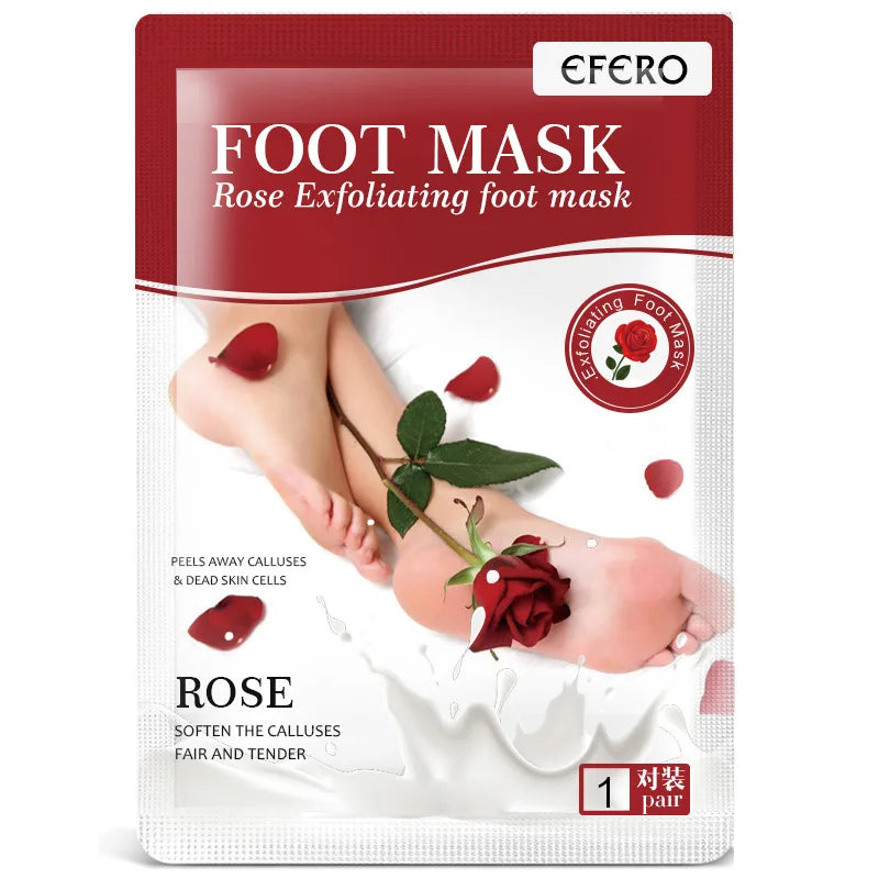 Exfoliating Foot Mask - Spa Pedicure Treatment for Soft, Smooth Feet