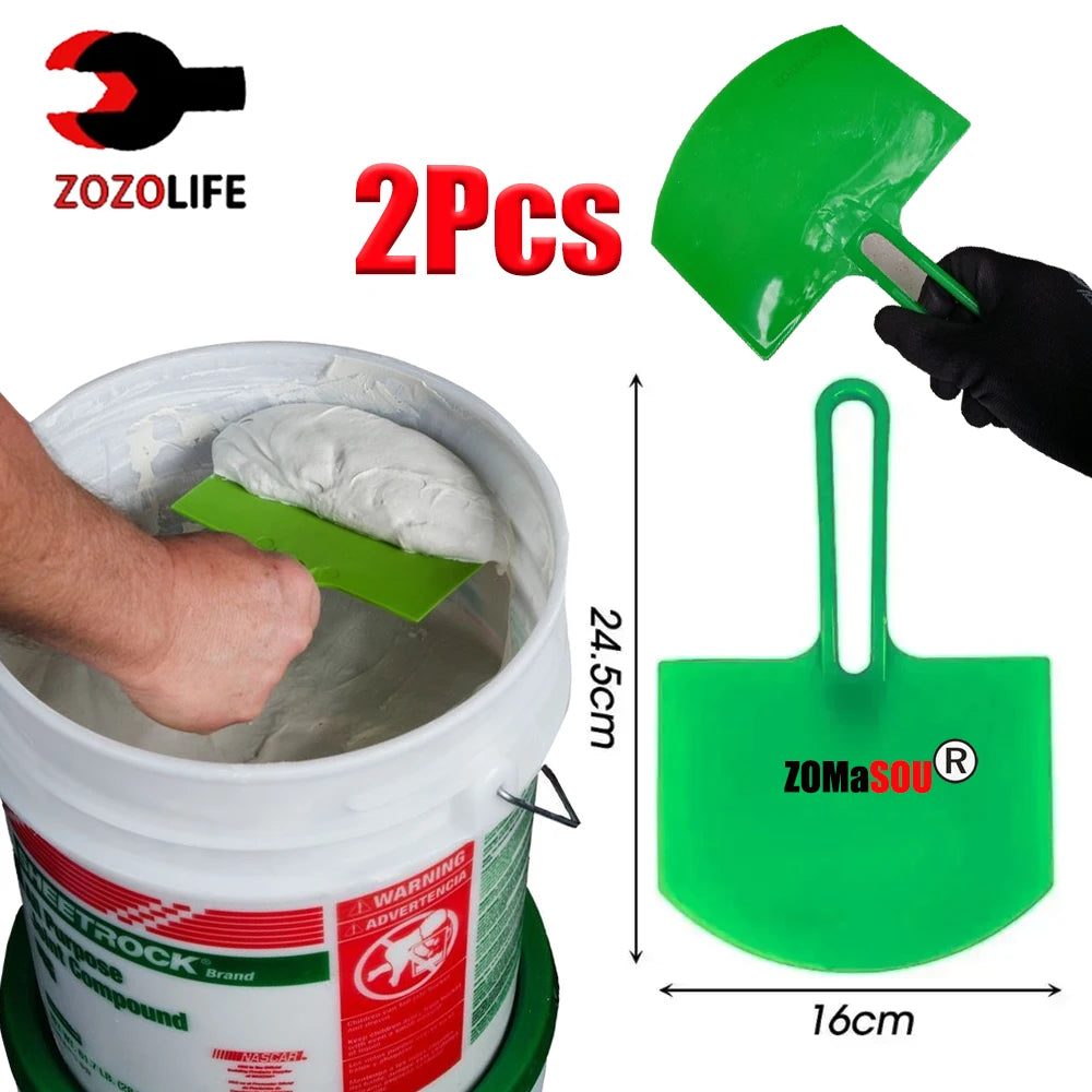 Professional Curved Putty Knife Set - Drywall Finishing & Plaster Scraping Tool