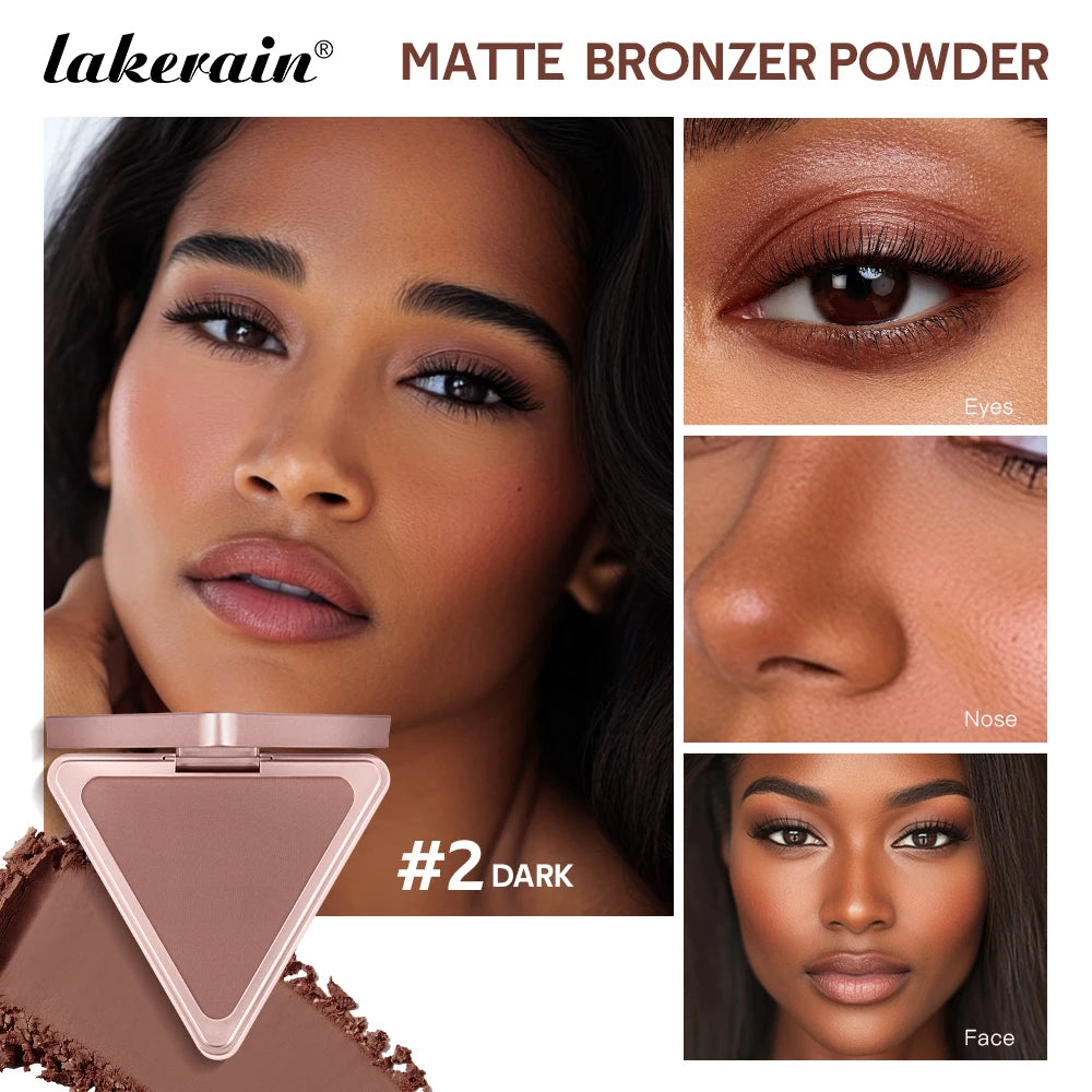 No Limits Matte Bronzer Shading Face Blusher Long Lasting Matte Plumps Appearance reduce Pores And Shine Control Cosmetics