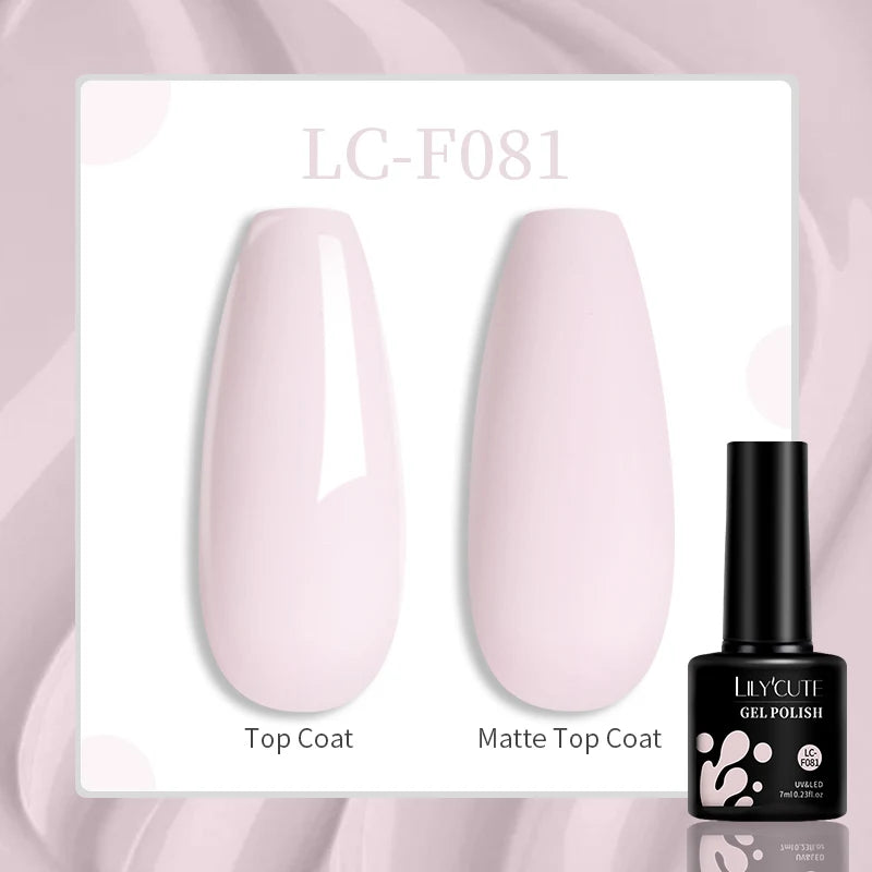 LILYCUTE Professional Gel Nail Polish - 7ml Long-Lasting UV/LED Nail Varnish