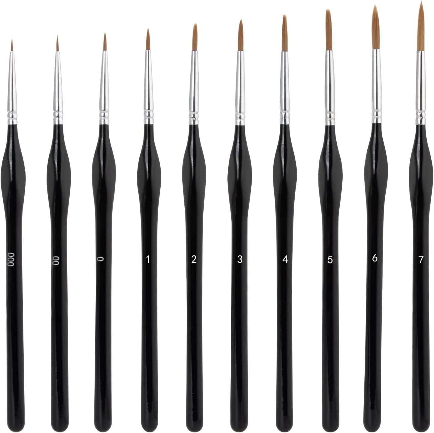 Professional Miniature Paint Brush Set For Warhammer 40K, Dnd, Citadel & Scale Models - Ideal For Enamel & Fantasy Figurines