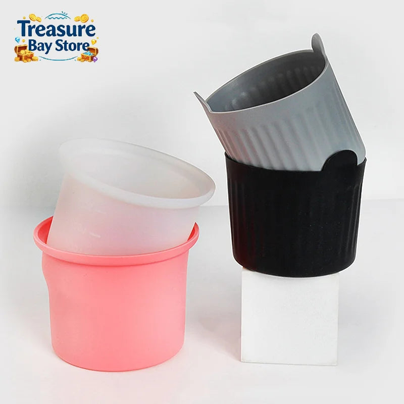 Wax Warmer Heat-resisting Replacement Silicone Bowls Hair Removal Wax With Stirring Stick Non-Stick Pan Hair Removal Beauty