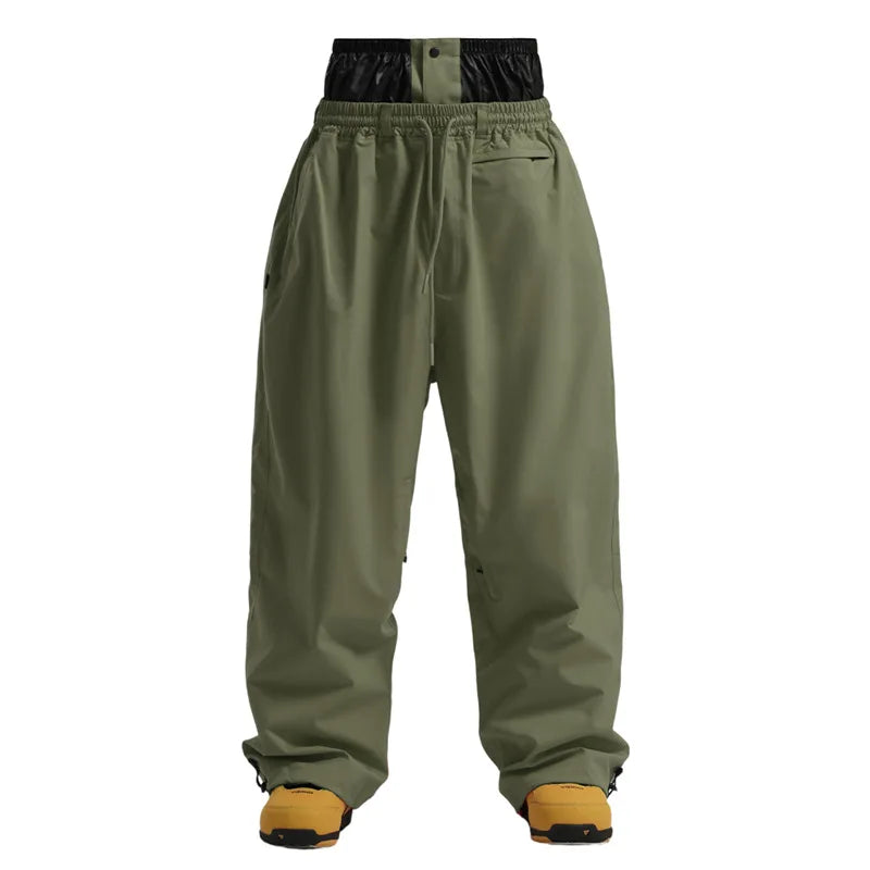 Outdoor Hiking Woman Snow Trousers Winter Mountain Sport Men Skiing Pants Loose Waterproof Female Snowboard Clothes Wear